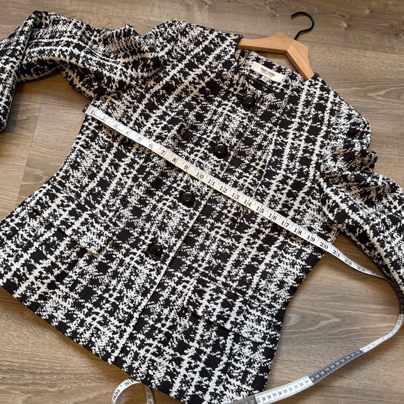 Jones Studio Monochrome Tweed Blazer – Size 12 – Excellent Condition - Picture 6 of 9